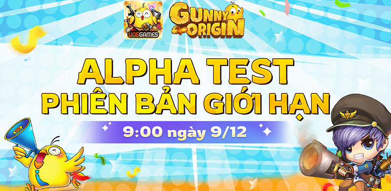 9:00 ngày 9/12: Gunny Origin bắt đầu Alpha Test